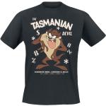 Looney Tunes T-Shirt - Tasmanian Devil - M bis 4XL - für Männer - Größe L - schwarz - Lizenzierter Fanartikel