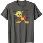 Graue Looney Tunes Bugs Bunny T-Shirts für Damen Größe S 