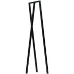 Reduzierte Schwarze Moderne Hay Loop Kleiderständer & Garderobenständer pulverbeschichtet aus Metall Höhe 100-150cm, Tiefe 0-50cm 