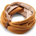 Anthrazitfarbene Schlauchschals & Loop-Schals aus Leder für Herren Größe L für den für den Winter 