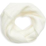 Reduzierte Weiße Pieces Loop Schlauchschals & Loop-Schals für Damen 