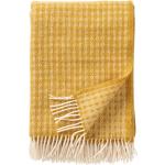 Reduzierte Gelbe Wolldecken & Plaids aus Wolle 130x200 