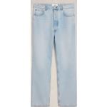Hellblaue Loose Fit Ami Paris Nachhaltige Straight Leg Jeans aus Denim für Herren Größe XXL 