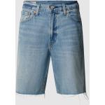 Blaue Vintage LEVI'S Jeans-Shorts mit Reißverschluss aus Baumwolle für Herren Größe XXL für den für den Sommer 