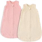 Aprikose Gepunktete Babyschlafsäcke mit Reißverschluss aus Baumwolle maschinenwaschbar für Babys 2-teilig für den für den Herbst 