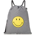 loqi Emoji Smiley Tagesrucksäcke mit Reißverschluss mit Außentaschen 
