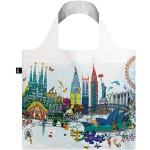 loqi Einkaufstaschen & Shopping Bags mit Skyline-Motiv aus Polyester wiederverwendbar 