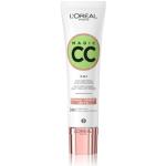 Cremefarbene L´Oreal CC Creams 30 ml LSF 20 mit mittlerer Deckkraft gegen Rötungen für medium Hauttöne für Damen 