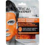 L'Oréal Paris Men Expert Hydra Energetic Feuchtigkeitsspendende und energetisierende Tuchmaske für Manner