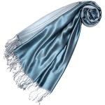 Blaue Elegante Lorenzo Cana Pashmina-Schals aus Pelz für Damen für den für den Sommer 