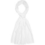 Weiße Gestreifte Casual Lorenzo Cana Pashmina-Schals aus Baumwolle für Herren 