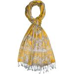 Gelbe Elegante Lorenzo Cana Bio Pashmina-Schals aus Pelz für Damen 
