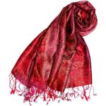 Rote Paisley Lorenzo Cana Pashmina-Schals aus Seide für Damen Weihnachten für den für den Sommer 