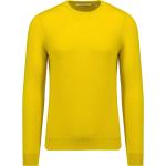 Reduzierte Gelbe Kaschmir-Pullover aus Wolle für Herren Größe S 