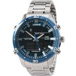 Lorus Herren Analog-Digital Quarz Uhr mit Metall Armband RW647AX9