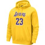 Gelbe Nike LA Lakers Herrenhoodies & Herrenkapuzenpullover mit Basketball-Motiv aus Fleece Größe XXL 
