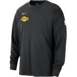 Schwarze Langärmelige Nike LA Lakers T-Shirts für Herren Größe XL 