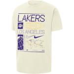 Weiße Nike LA Lakers T-Shirts für Herren Größe M 
