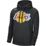 Schwarze Nike LA Lakers Herrensweatshirts aus Baumwolle mit Kapuze Größe XL 