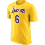 Reduzierte Gelbe Nike LA Lakers T-Shirts für Herren Größe XL 