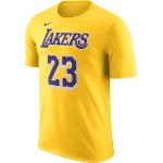 Gelbe Nike LA Lakers T-Shirts für Herren Größe S 
