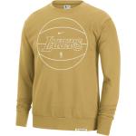 Reduzierte Braune Nike Dri-Fit LA Lakers Herrensweatshirts mit Basketball-Motiv Größe S 