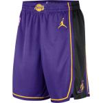 Los Angeles Lakers Statement Edition Jordan Dri-FIT NBA Swingman Basketballshorts für Herren - Lila