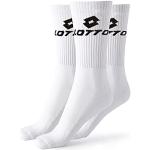 Lotto, 12 Paar Unisex Tennis Socken aus atmungsaktiver, weicher Baumwolle, OEKO-TEX zertifiziert, weiß, 35-38