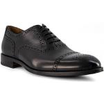 LOTTUSSE Herren Schuhe Oxford, Leder, schwarz