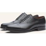 Schwarze Business Lottusse Hochzeitsschuhe & Oxford Schuhe mit Schnürsenkel aus Rindsleder für Herren Größe 44 mit Absatzhöhe bis 3cm 