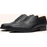 Schwarze Business Lottusse Hochzeitsschuhe & Oxford Schuhe mit Schnürsenkel aus Rindsleder für Herren Größe 42,5 mit Absatzhöhe bis 3cm 