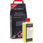 LotusGrill Buchenholzkohle 2,5 kg Sack inkl. LotusGrill Brennpaste 500 ml, beides entwickelt für raucharmes Grillen mit dem LotusGrill - 4250649461496