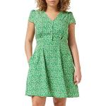 Louche Damen Cathleen-Micro-Flower Kleid, grün, 36