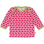 Pinke Langärmelige loud + proud Bio Nachhaltige Kindersweatshirts für Babys Größe 80 