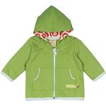 Grüne loud + proud Nachhaltige Kinderkapuzenjacken mit Reißverschluss aus Jersey maschinenwaschbar für Babys Größe 68 