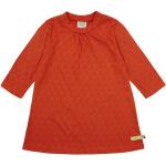 Reduzierte Rote loud + proud Bio Nachhaltige Rundhals-Ausschnitt Kinderkleider aus Baumwolle für Mädchen Größe 122 