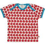 Rote loud + proud Bio Nachhaltige Printed Shirts für Kinder & Druck-Shirts für Kinder mit Vogel-Motiv für Babys Größe 80 