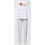 Weiße Motiv Louis & Louisa Damenschlafanzüge & Damenpyjamas aus Baumwolle Größe M 