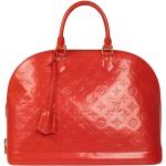 Reduzierte Rote Vintage Louis Vuitton Alma Damentaschen aus Leder 