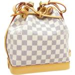 Beige Vintage Louis Vuitton Damenschultertaschen & Damenshoulderbags aus Leder 