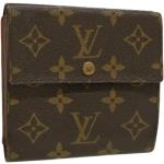Braune Vintage Louis Vuitton Damenbrieftaschen aus Canvas 
