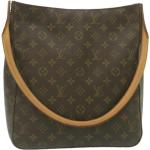 Braune Vintage Louis Vuitton Damenschultertaschen & Damenshoulderbags 