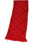 Reduzierte Rote Vintage Louis Vuitton Wollschals aus Wolle für Damen Einheitsgröße für den für den Winter 