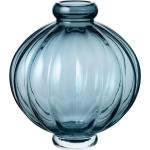 Blaue Skandinavische 25 cm LOUISE ROE COPENHAGEN Vasen & Blumenvasen 25 cm aus Glas mundgeblasen 