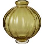 Olivgrüne Skandinavische 25 cm LOUISE ROE COPENHAGEN Runde Vasen & Blumenvasen 25 cm mundgeblasen 