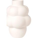 Weiße 22 cm LOUISE ROE COPENHAGEN Vasen & Blumenvasen 22 cm aus Keramik 