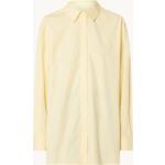 Reduzierte Gelbe Unifarbene Oversize Tunika-Blusen für Damen Größe S 