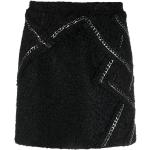 Reduzierte Schwarze Bleistiftröcke & Stiftröcke aus Tweed für Damen Größe S für den für den Frühling 