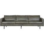 Olivgrüne Moderne Basilicana Lounge Sofas aus Leder mit Armlehne Breite 250-300cm, Höhe 50-100cm, Tiefe 50-100cm 3 Personen 