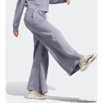 Reduzierte Violette Loose Fit adidas Fleecehosen aus Baumwolle für Damen Größe M 